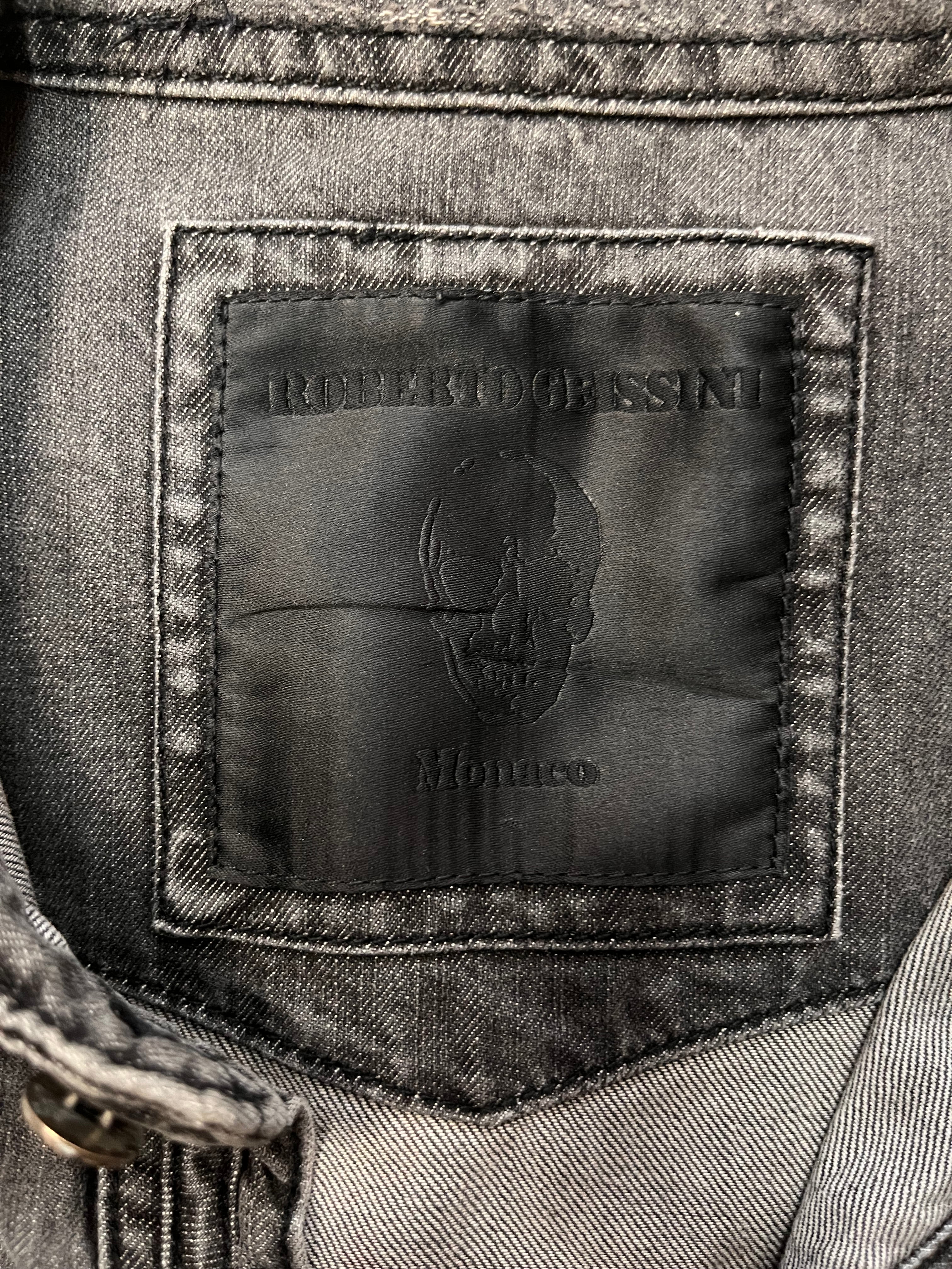 Vesta denim vintage - Roberto Geissini, mărimea L
