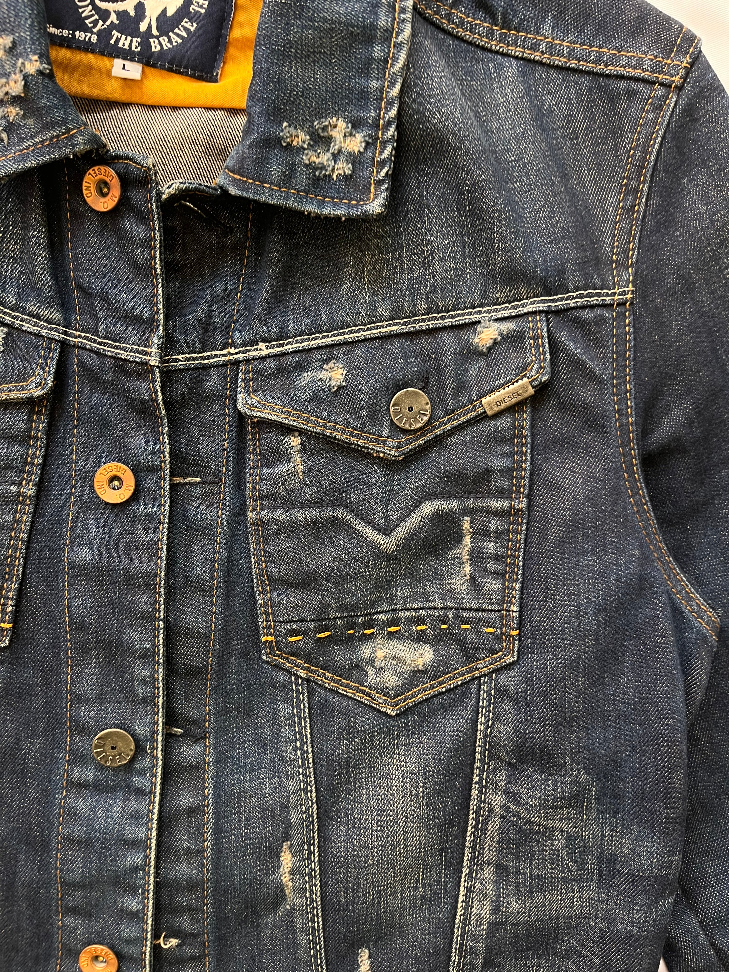 Geaca denim vintage - Diesel, mărimea L