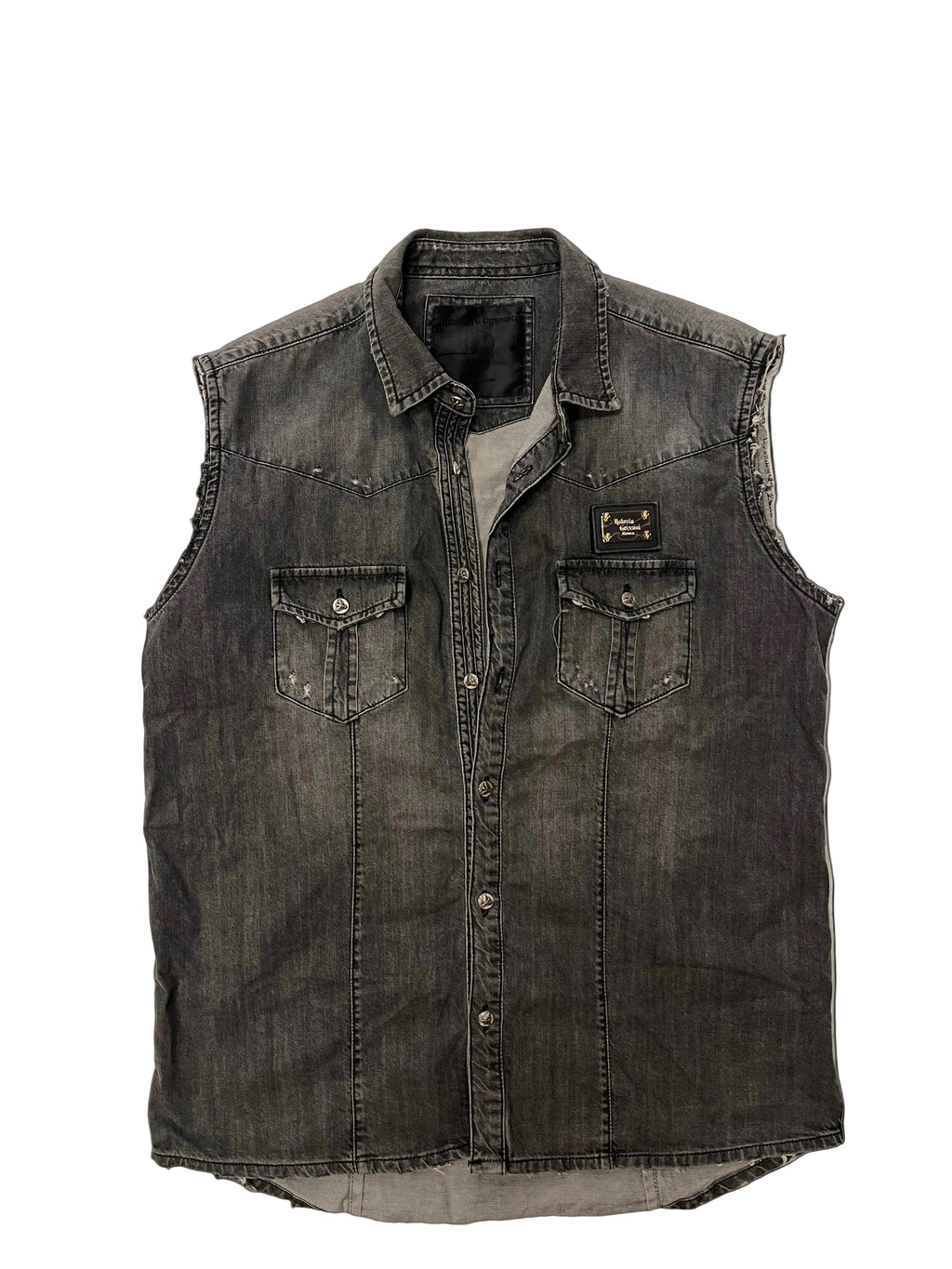 Vesta denim vintage - Roberto Geissini, mărimea L
