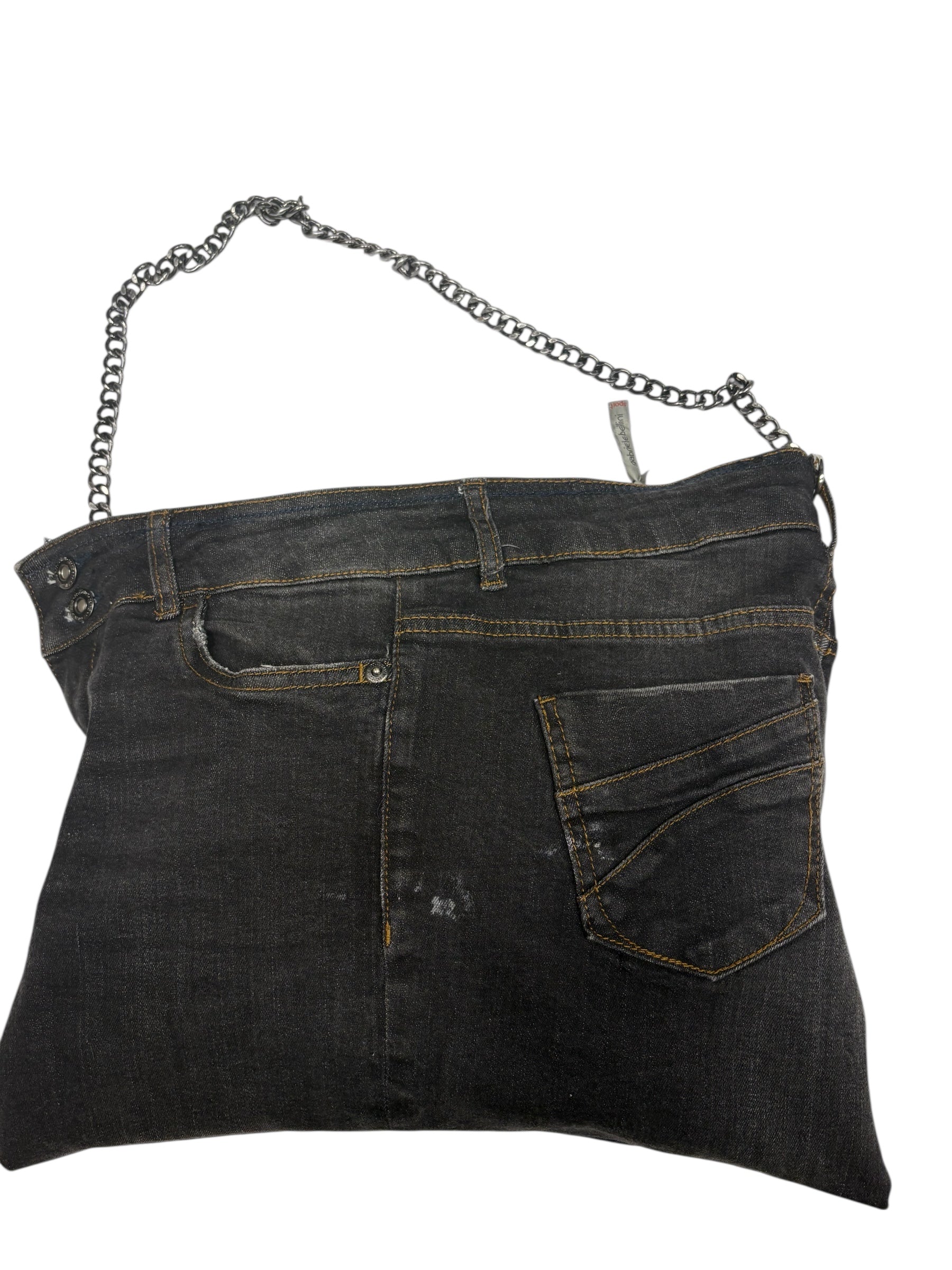 Geantă upcycled din denim (rework)