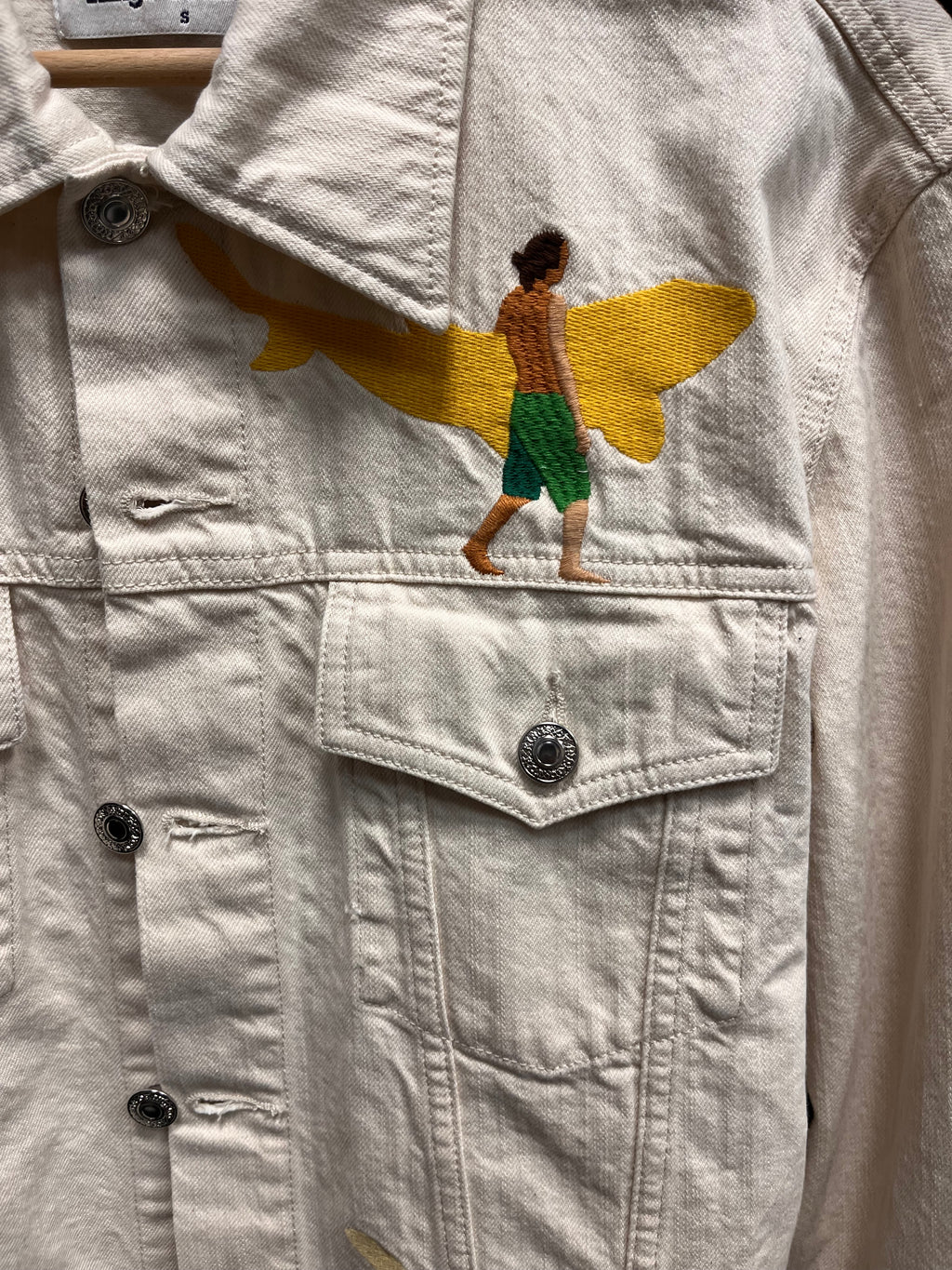 Geacă denim - Kings of Indigo realizată din 100% bumbac organic
