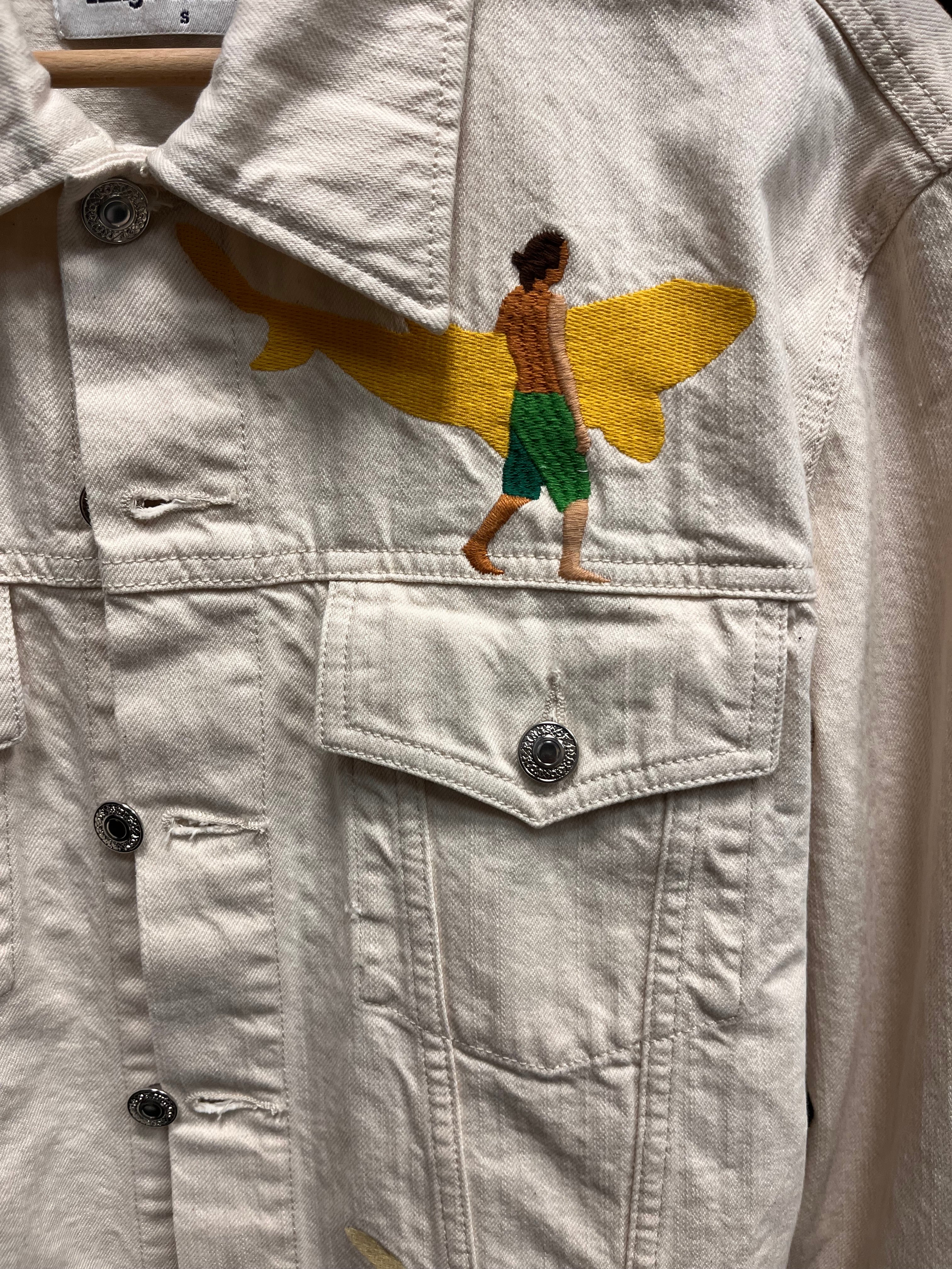Geacă denim - Kings of Indigo realizată din 100% bumbac organic