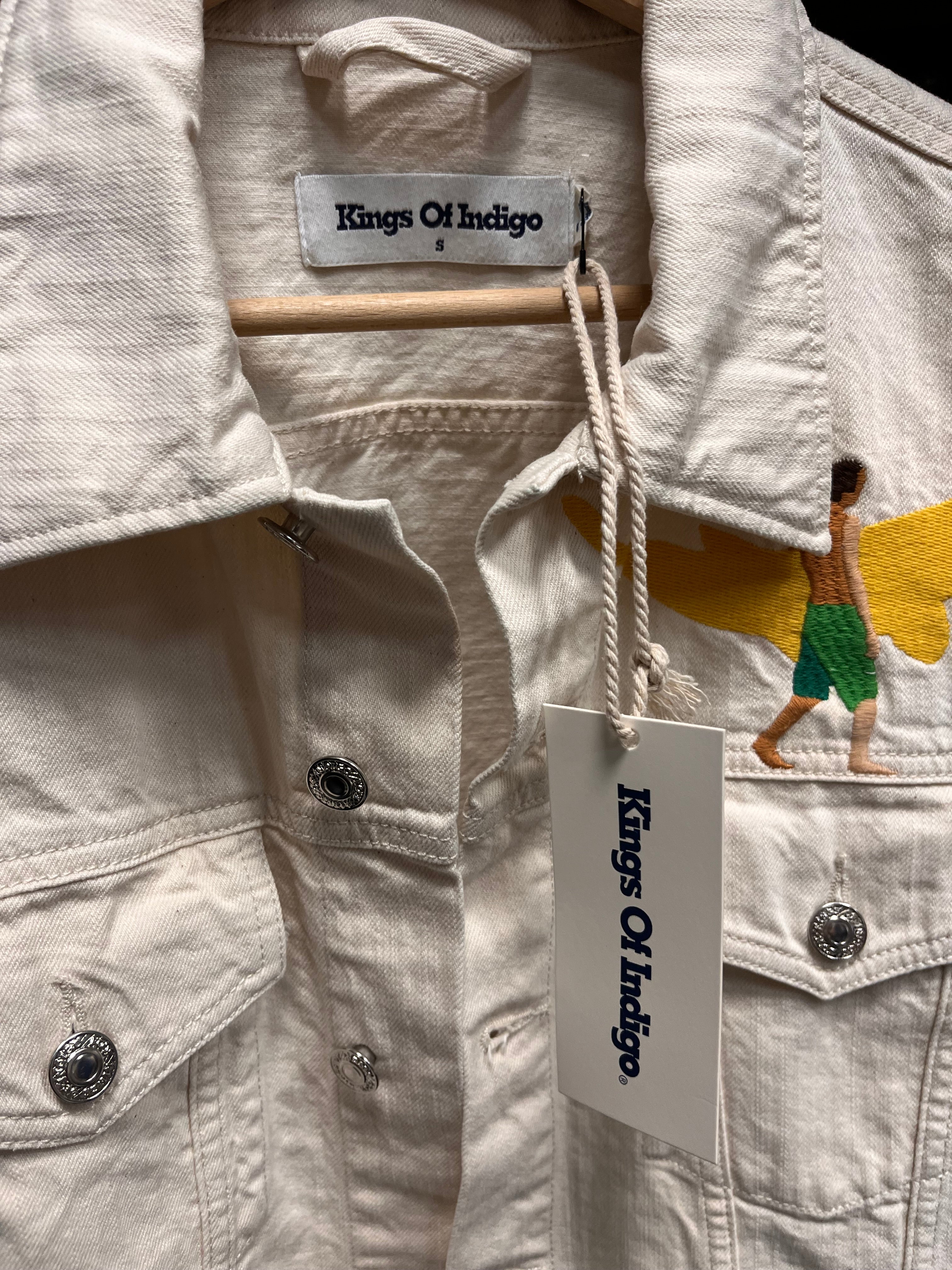 Geacă denim - Kings of Indigo realizată din 100% bumbac organic