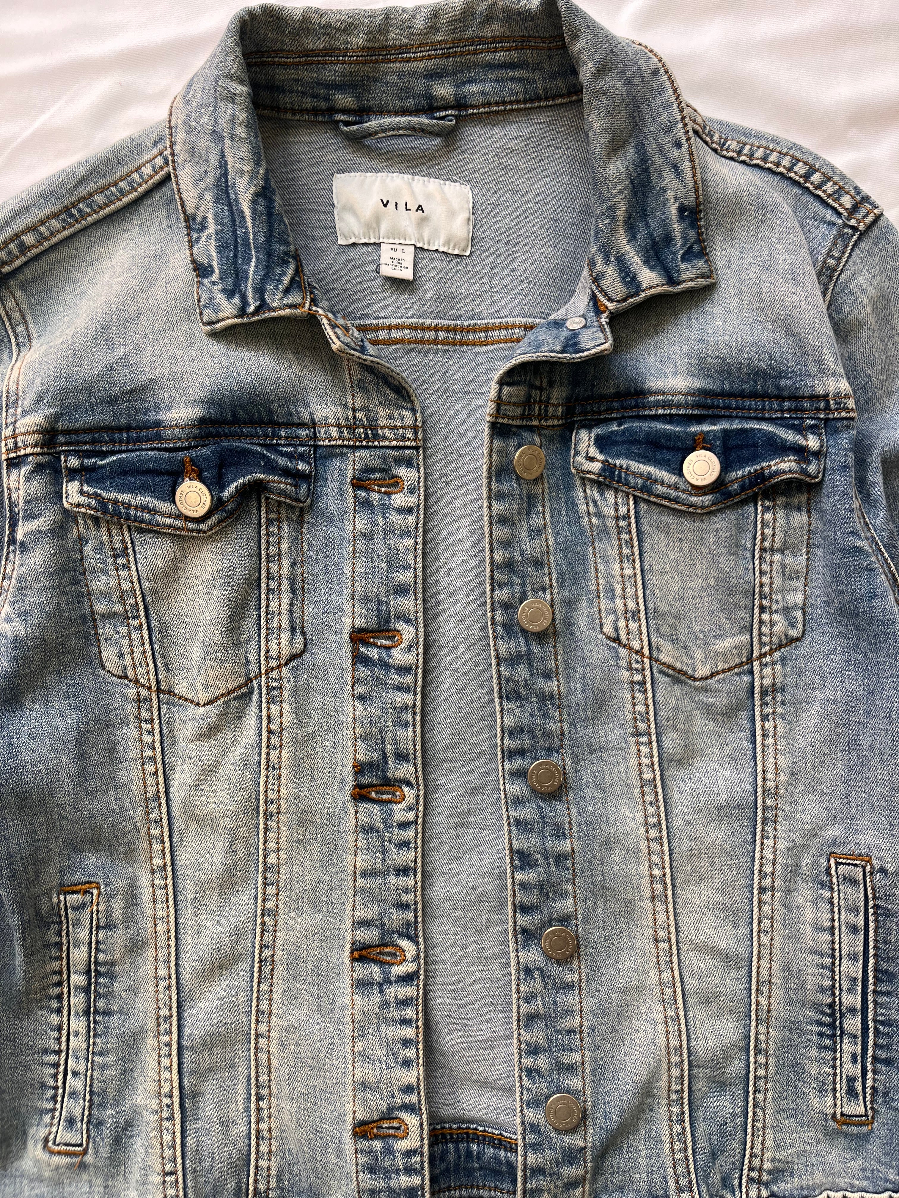 Geaca denim vintage - Vila, mărimea L