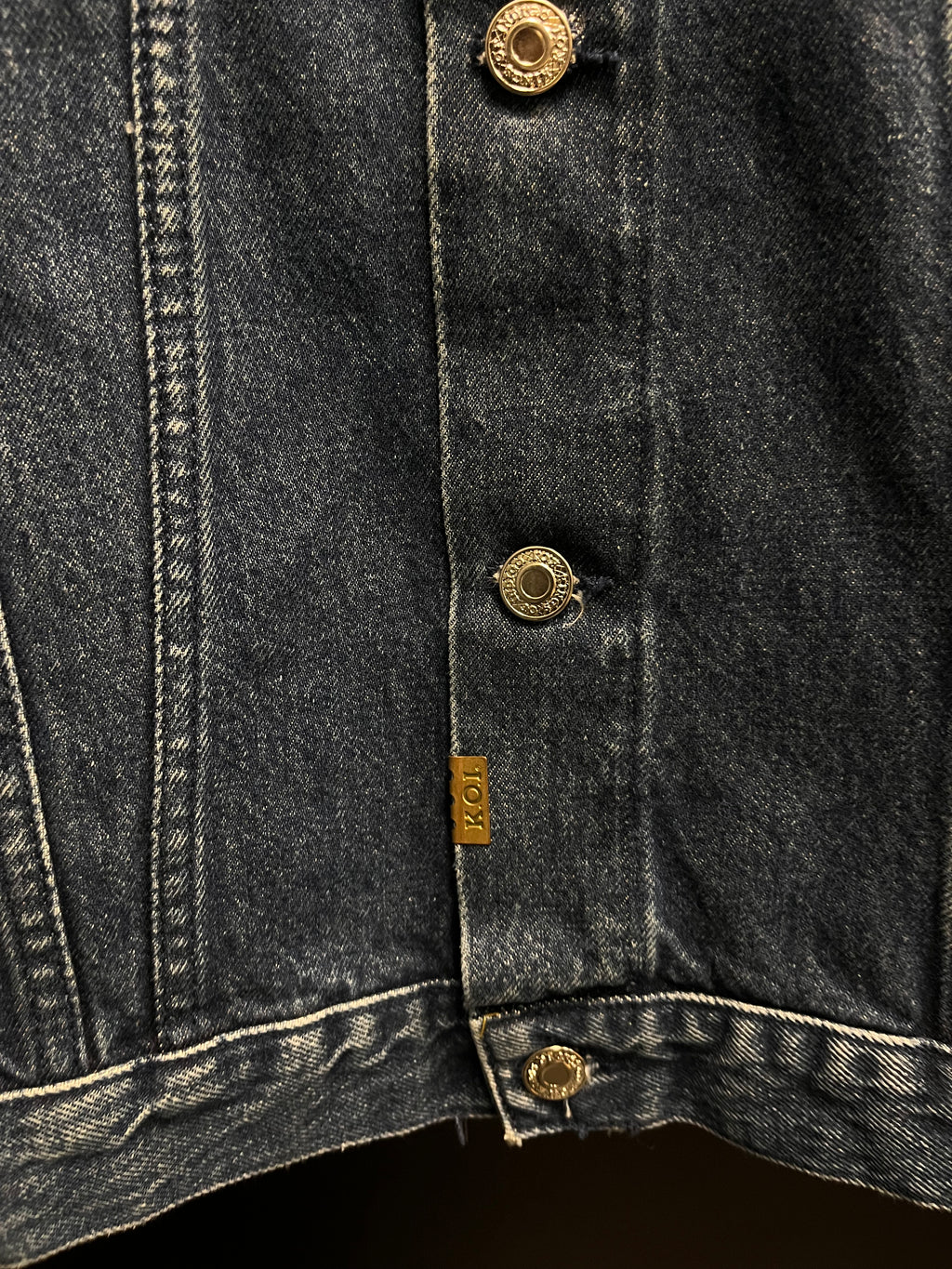 Geacă denim - Kings Of Indigo, realizată din 100% bumbac organic