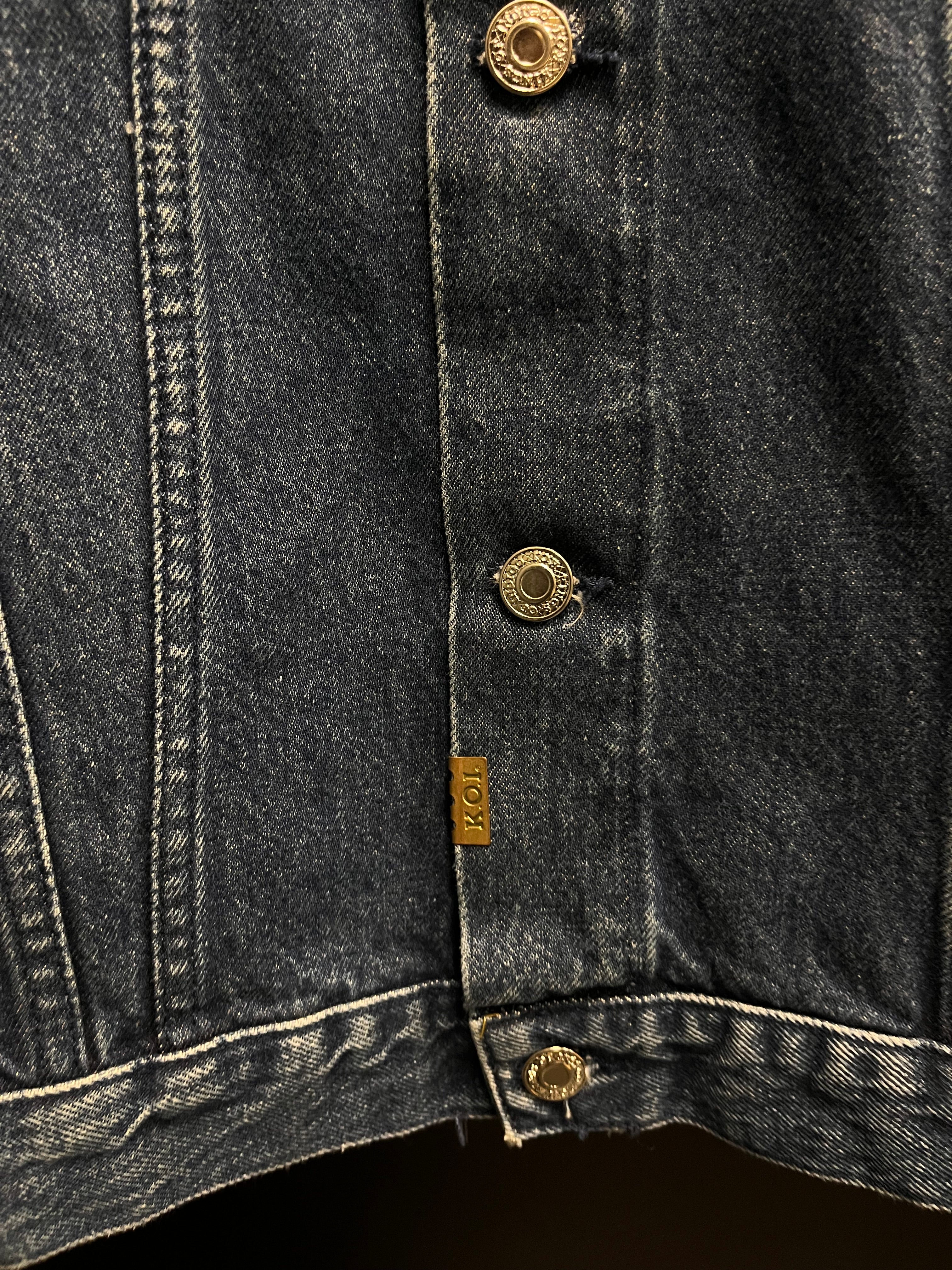 Geacă denim - Kings Of Indigo, realizată din 100% bumbac organic