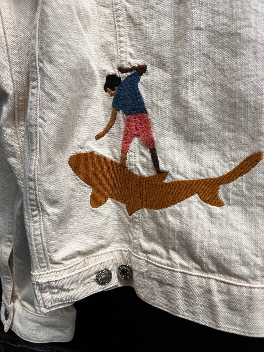 Geacă denim - Kings of Indigo realizată din 100% bumbac organic