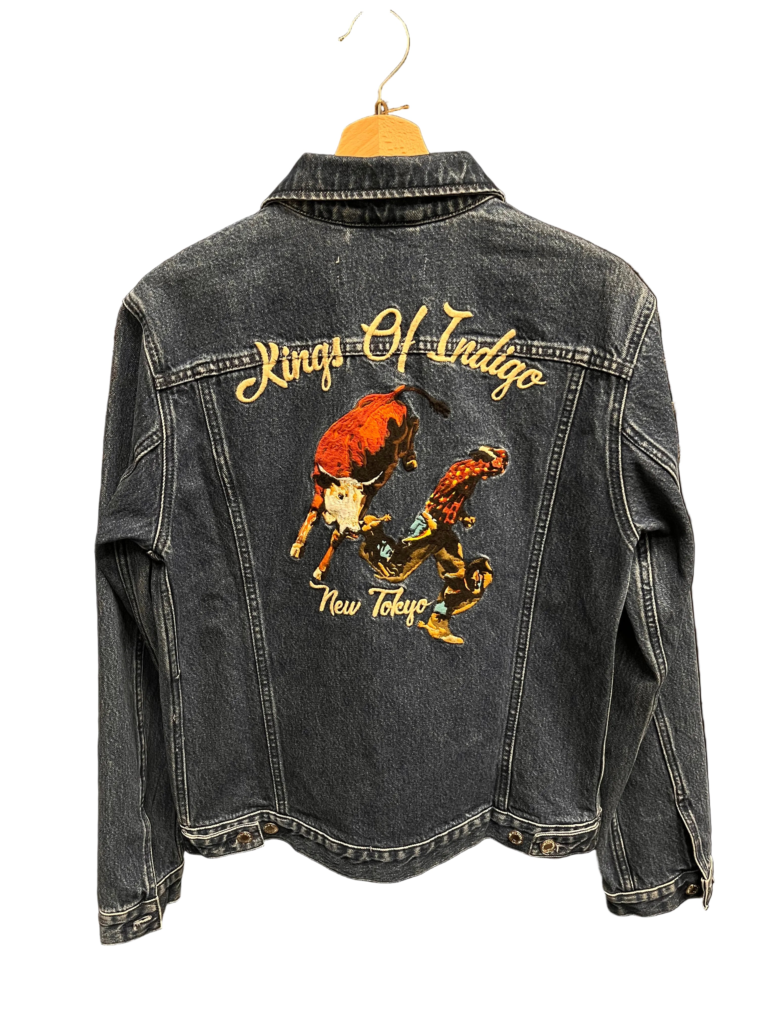 Geacă denim - Kings Of Indigo, realizată din 100% bumbac organic