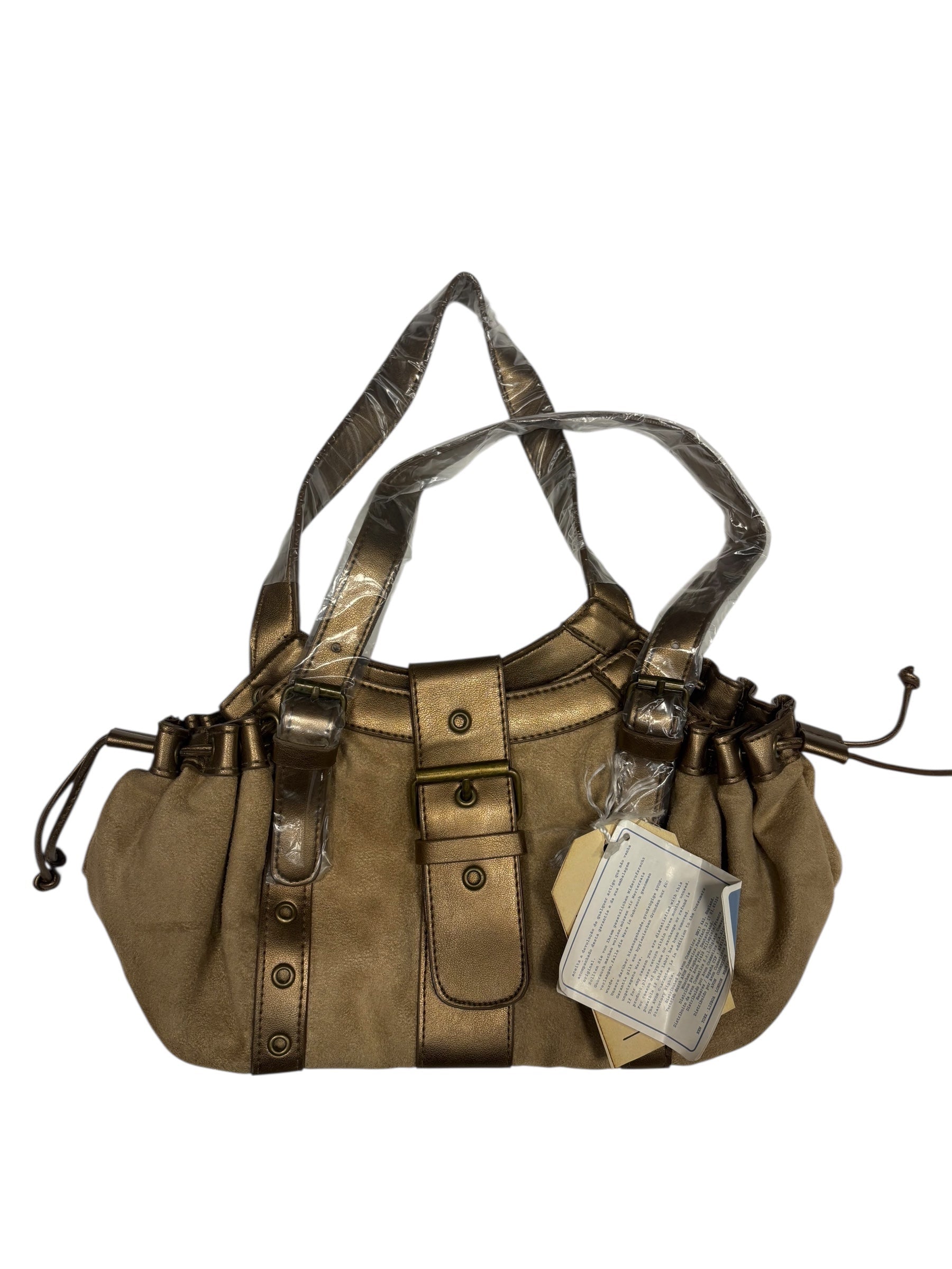 Geantă vintage bronz tip rucsac / shoulder bag