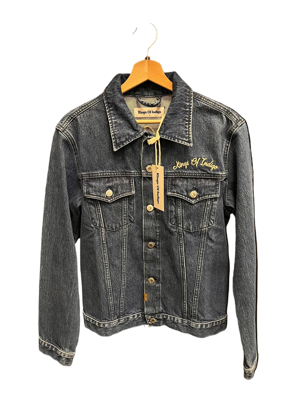 Geacă denim - Kings Of Indigo, realizată din 100% bumbac organic