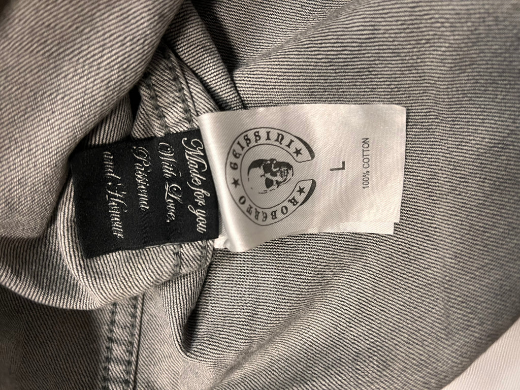 Vesta denim vintage - Roberto Geissini, mărimea L