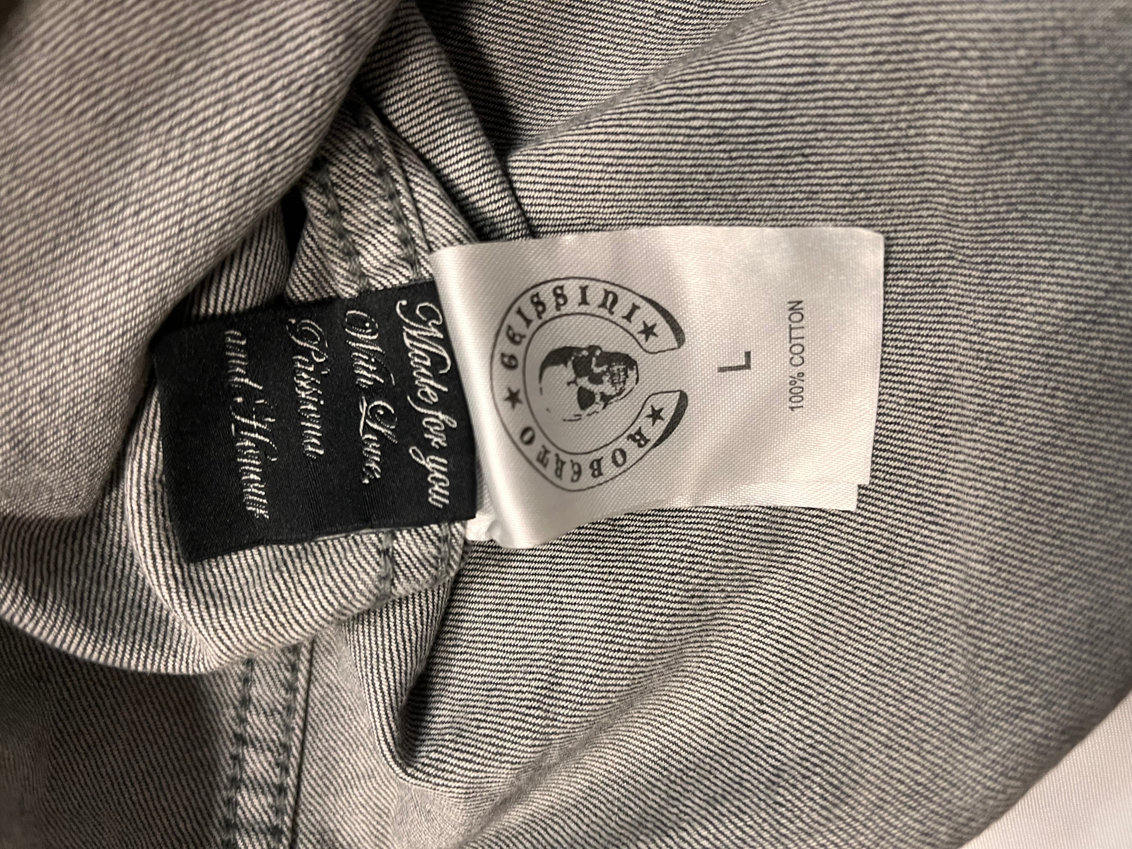 Vesta denim vintage - Roberto Geissini, mărimea L