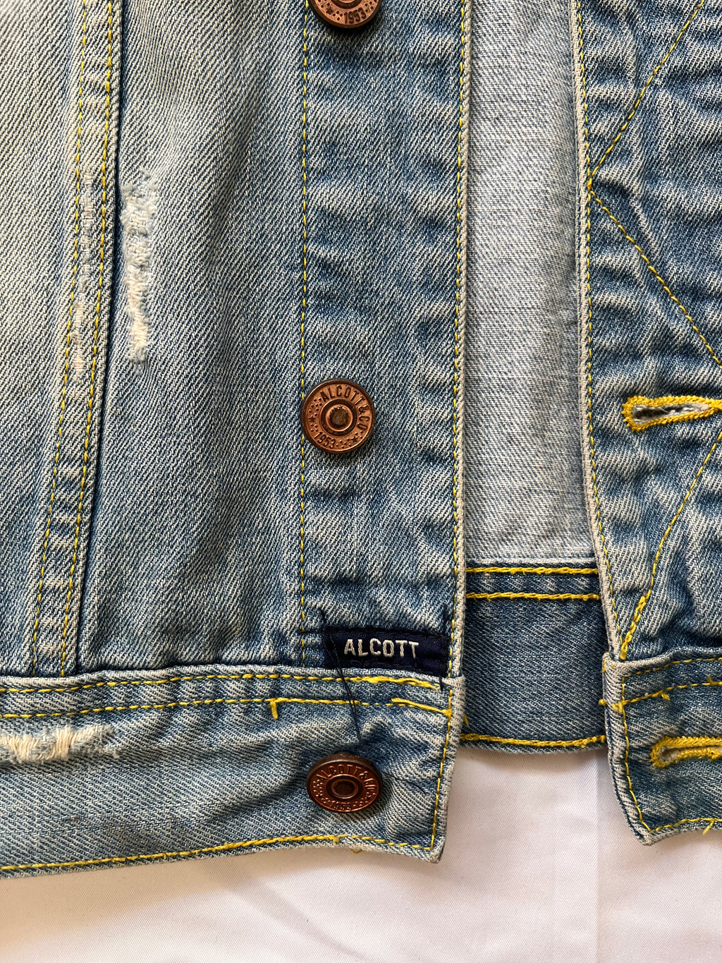 Geacă denim vintage - Alcott Division, mărimea M