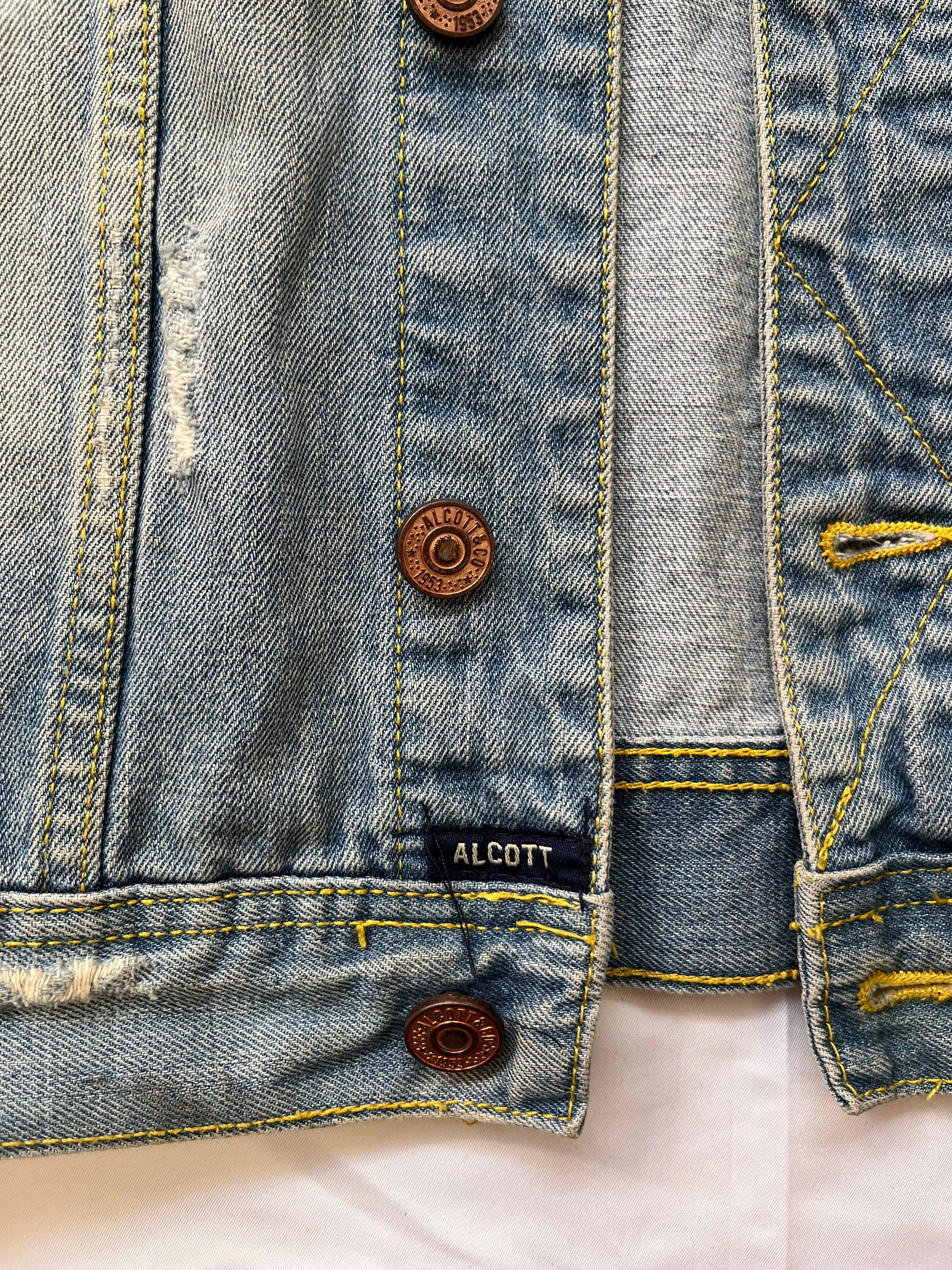 Geacă denim vintage - Alcott Division, mărimea M