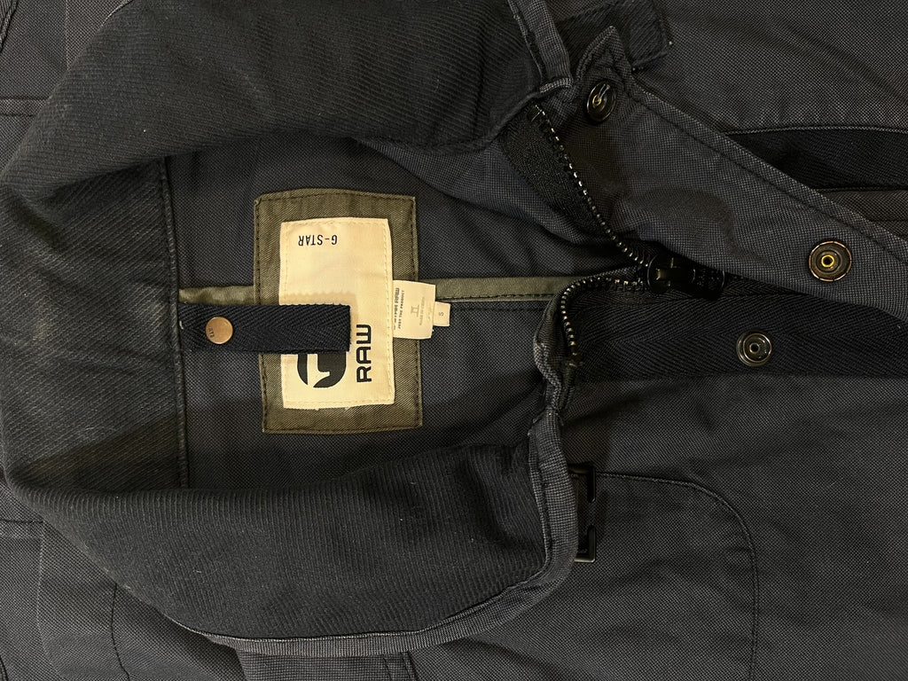 Geacă G-Star RAW (albastru închis, lungă)