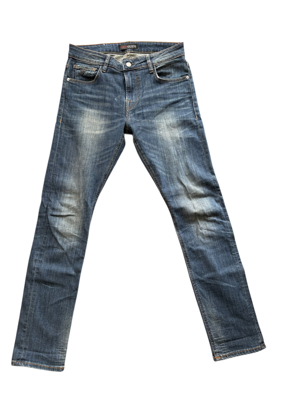 Blugi premium GUESS – denim modern cu vibe vintage