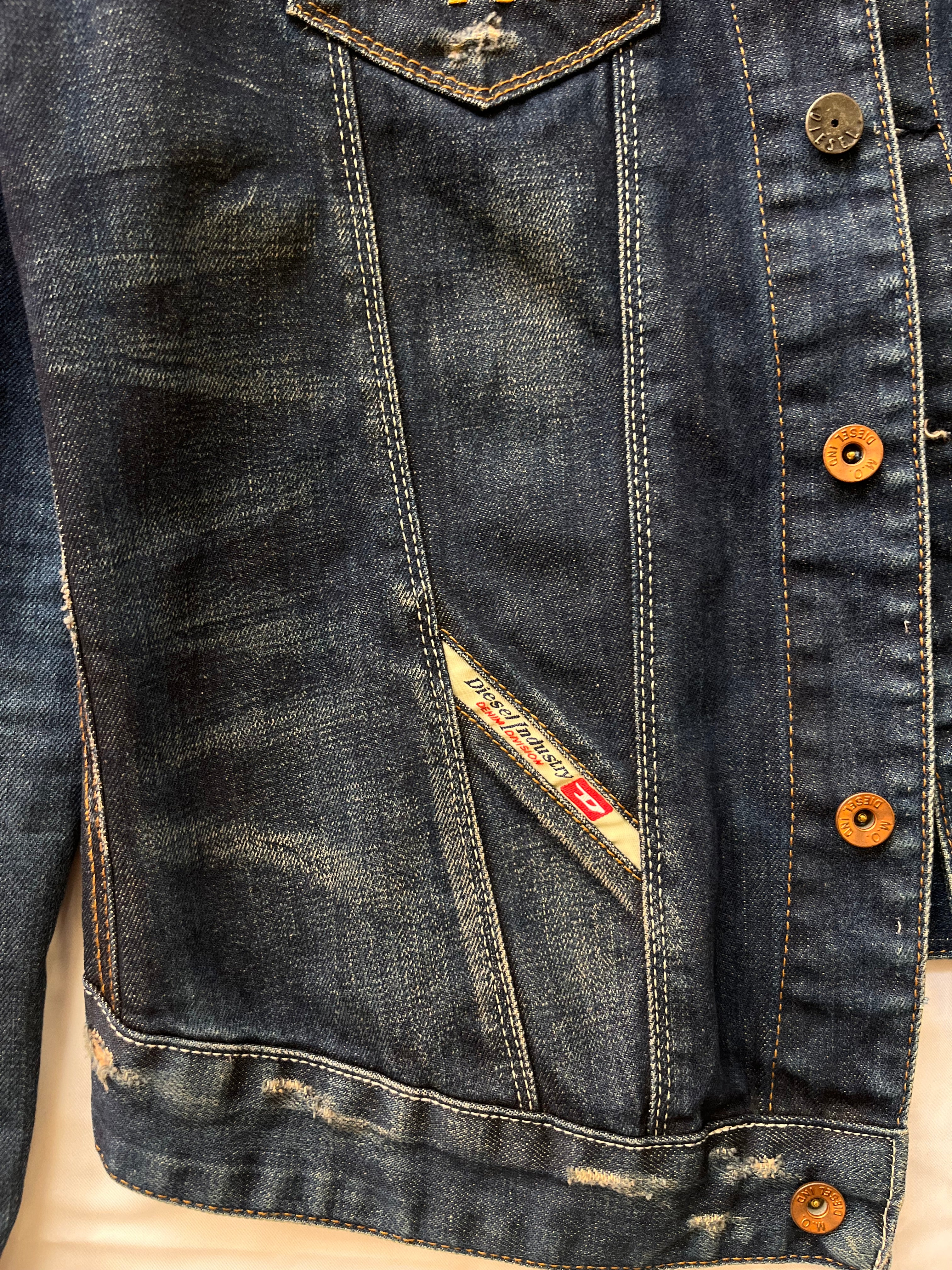 Geaca denim vintage - Diesel, mărimea L