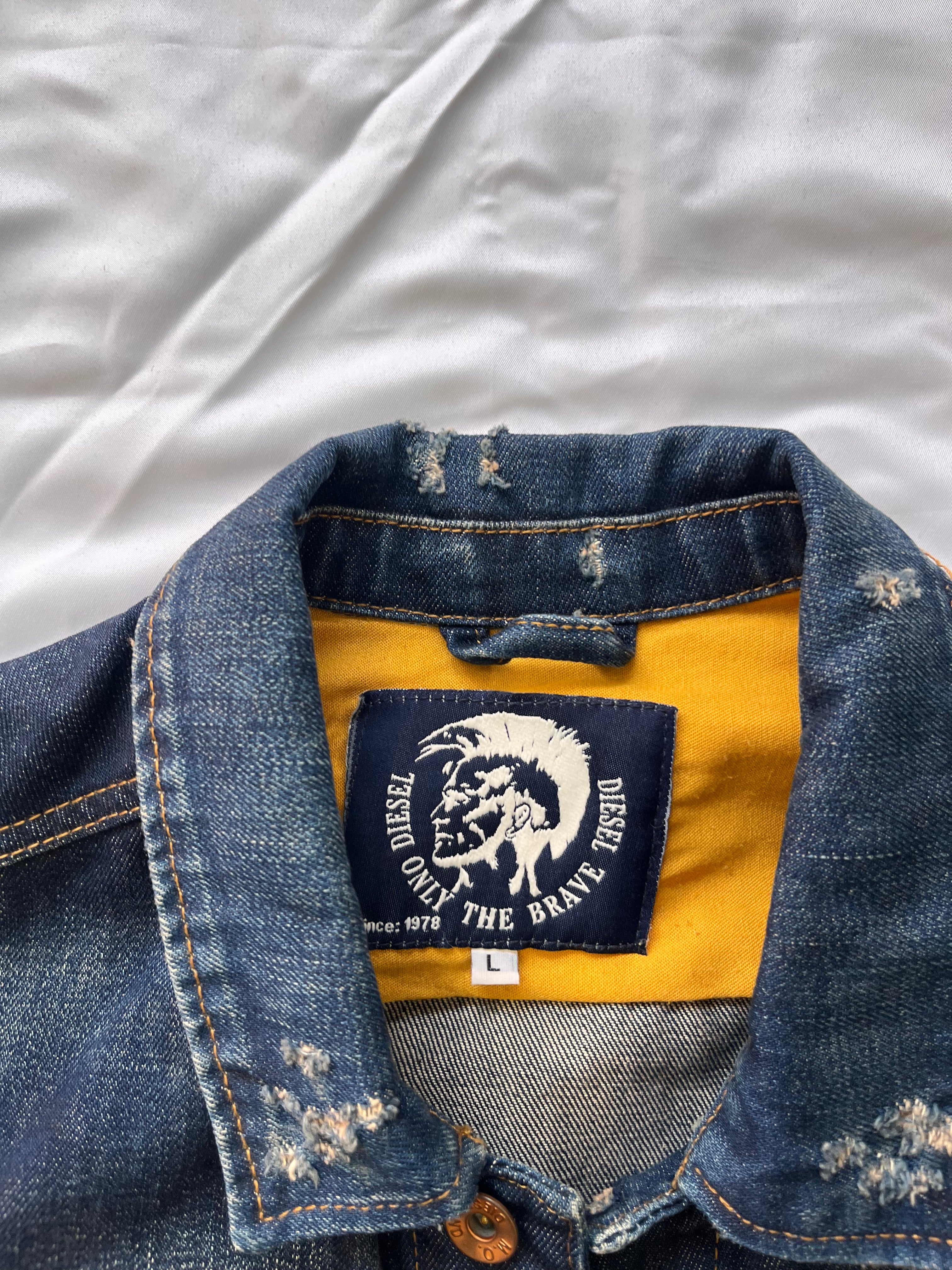 Geaca denim vintage - Diesel, mărimea L