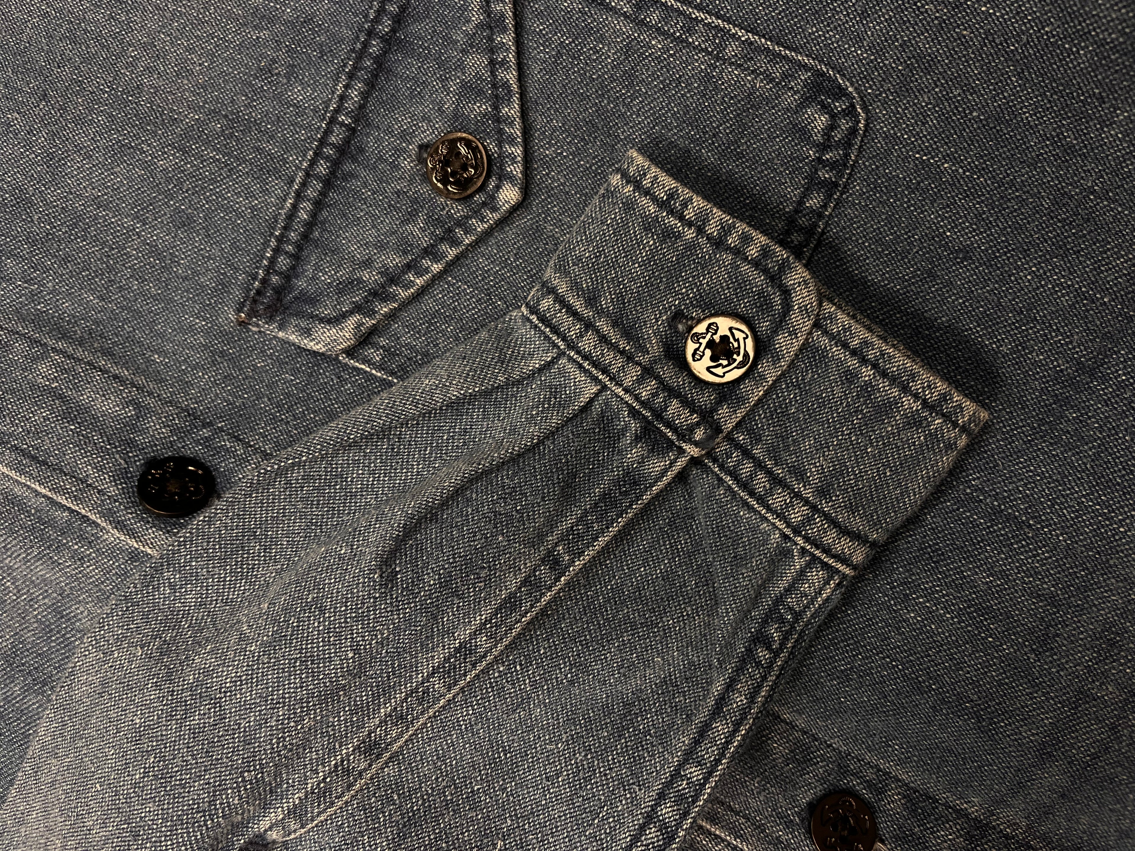 Cămașă denim - Kings of Indigo, realizata din 100% bumbac organic si materiale reciclate