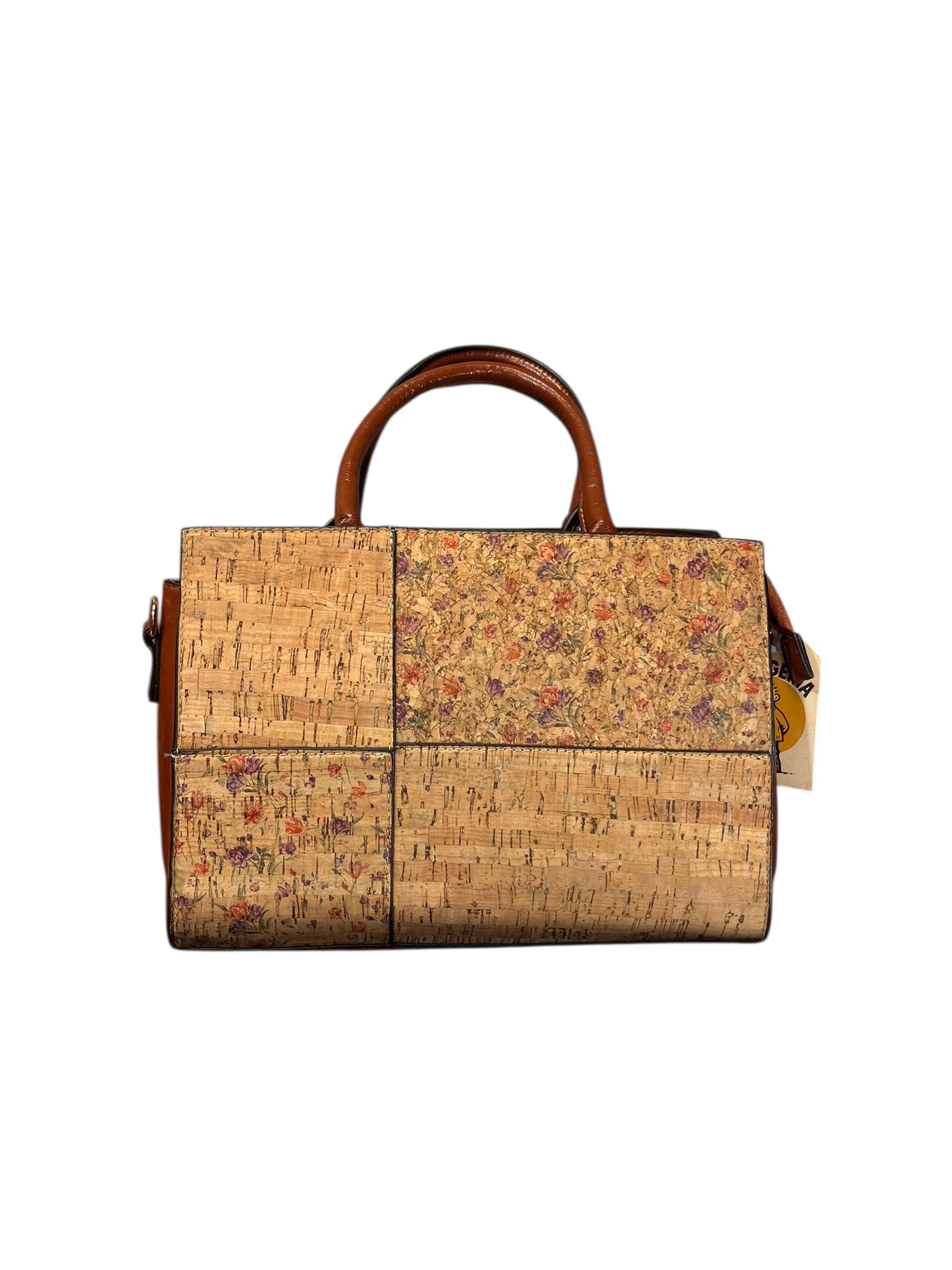 Geantă din plută patchwork