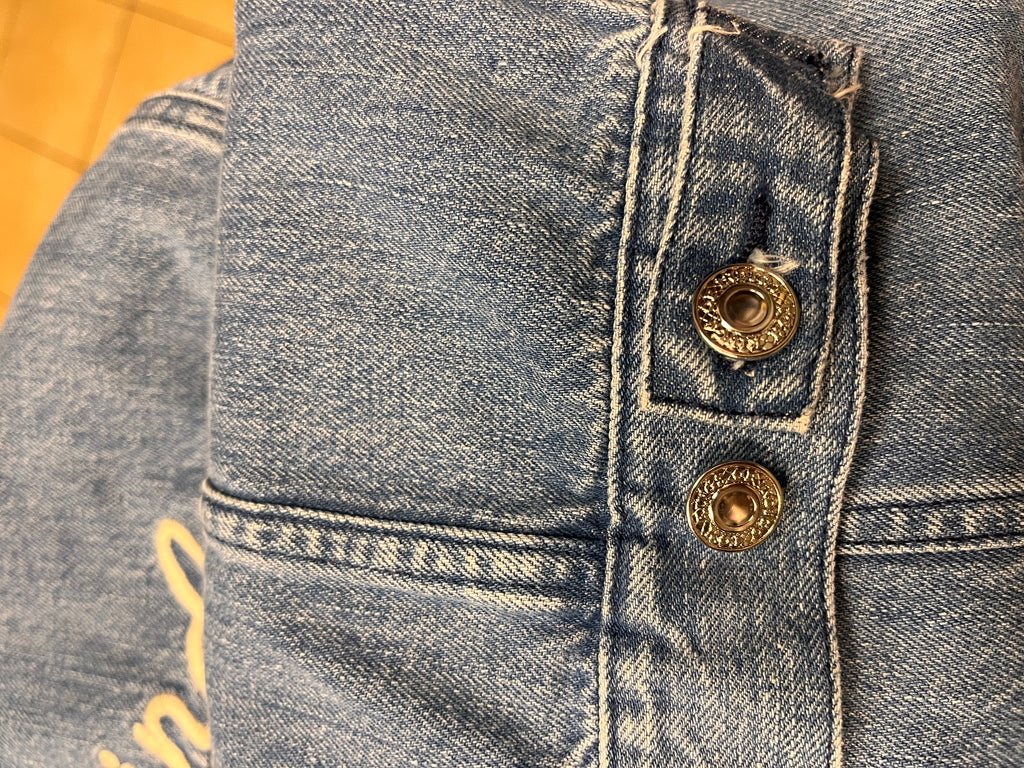 Geacă denim - Kings Of Indigo, realizată din 100% bumbac organic